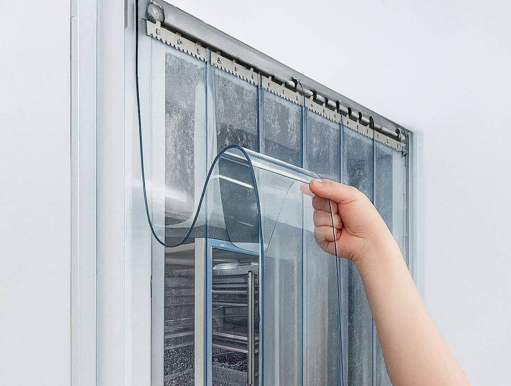 cooling curtains, freezer curtains