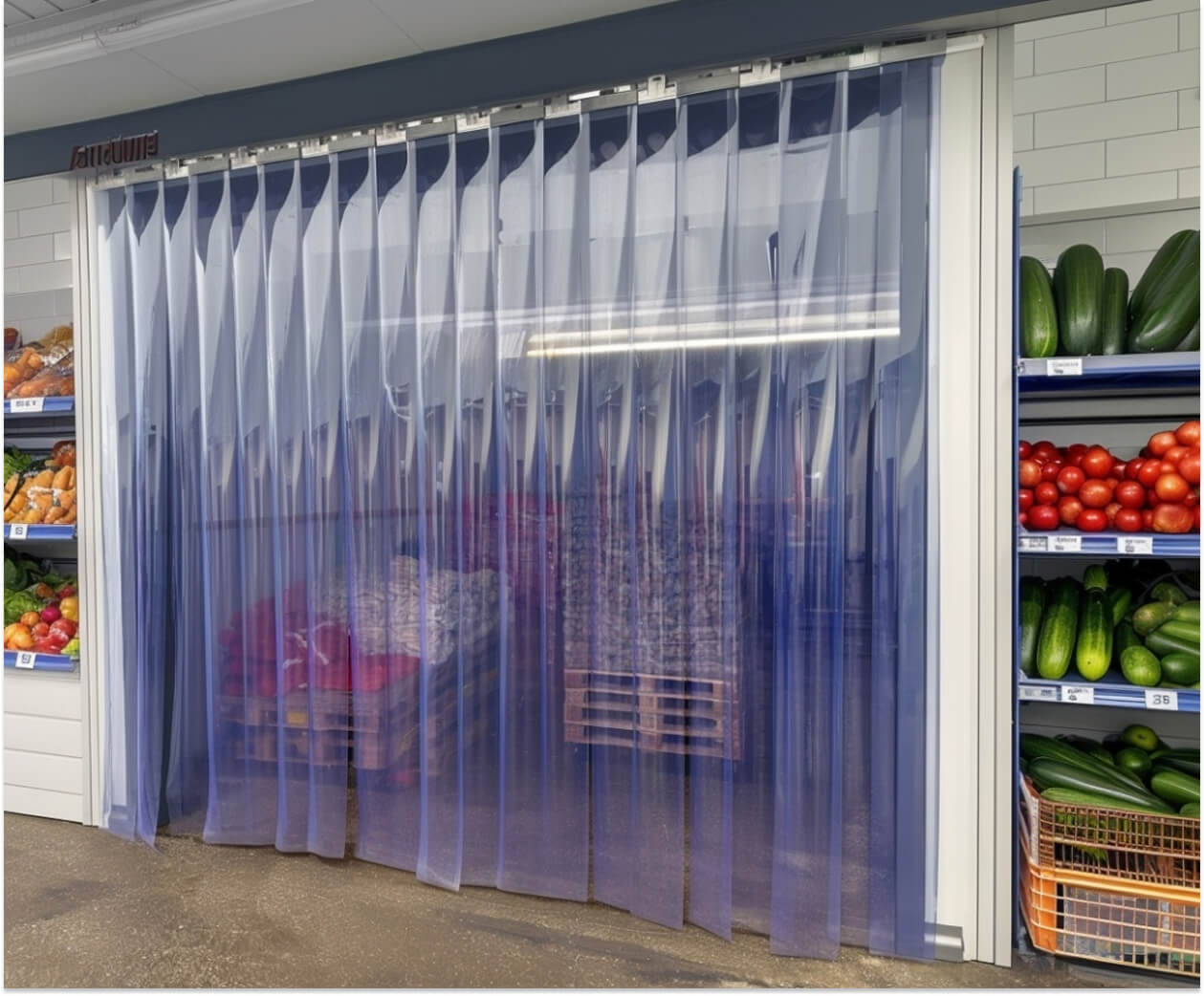PVC food curtains pro
