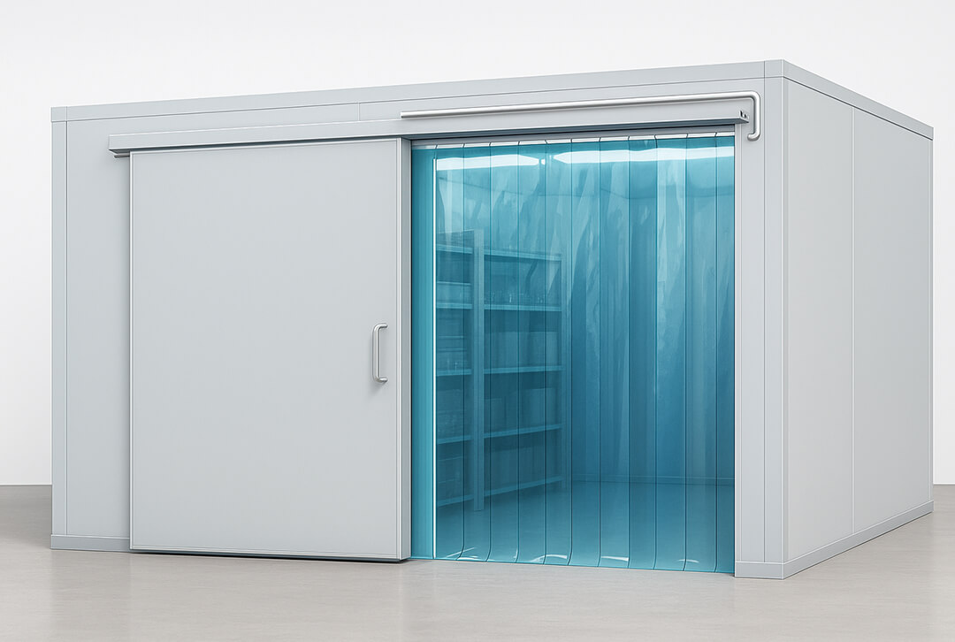 types of PVC strips cooling curtains